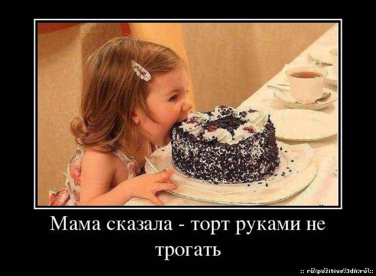Я дал ей потрогать своими руками